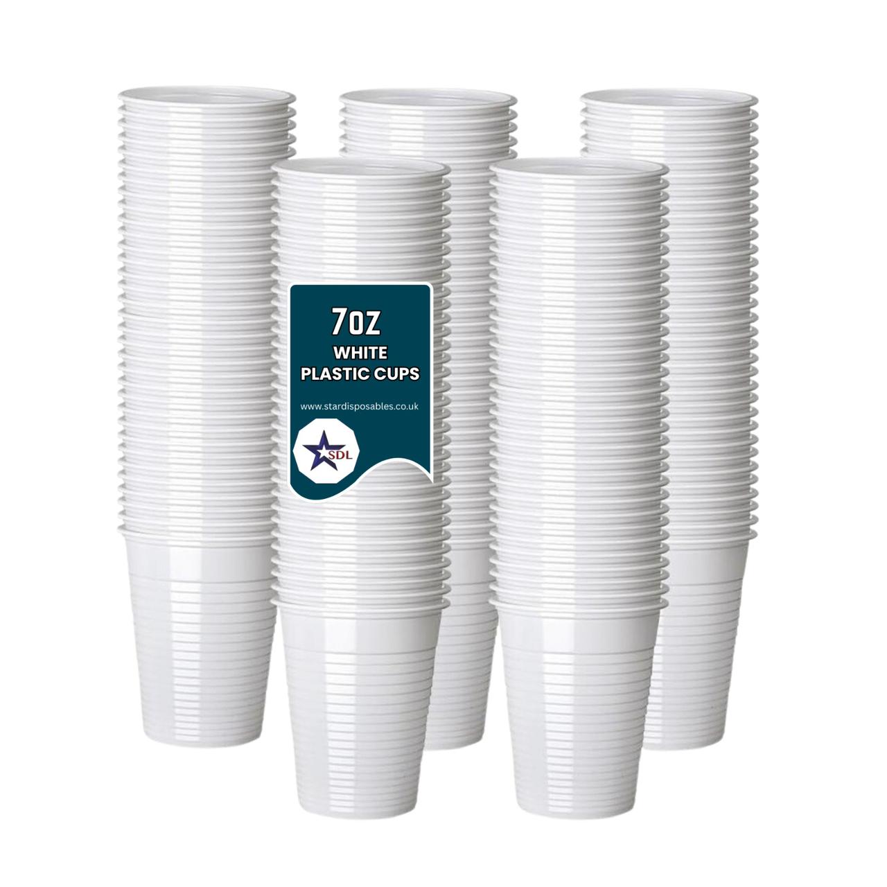 7OZ WHITE PAPER CUPS